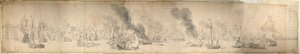 Die Schlacht am Sund, 29. Oktober 1658, ca. 1658 von Willem van de the Elder Velde