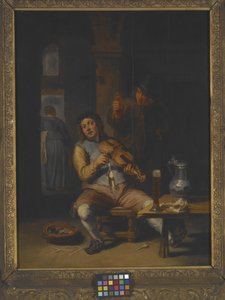 Die Feiernden von Willem van the Elder Herp