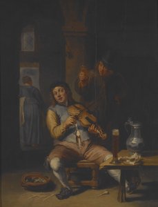 Die Feiernden von Willem van the Elder Herp