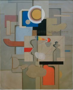 Atelierbild von Willi Baumeister