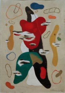 Flämmchenfigur von Willi Baumeister