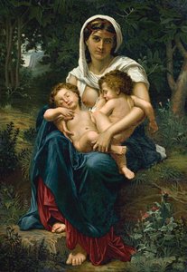 Nächstenliebe von William Adolphe (after) Bouguereau