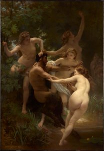 Nymphen und Satyr von William-Adolphe Bouguereau