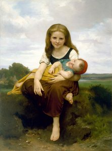 Die ältere Schwester von William Adolphe Bouguereau