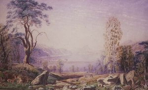 Loch Garry, Invernesshire, Herbst 1856