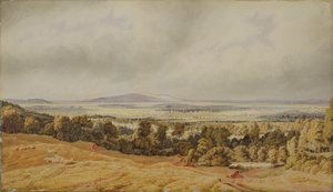 Ansicht von Broadway Hill, Worcester von Joseph Mallord William Turner