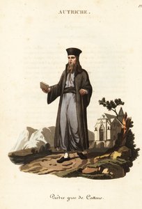 Griechisch-orthodoxer Priester von Kotor, Montenegro