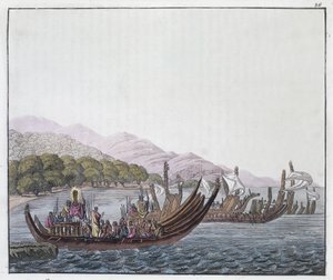 Gravur von P. Fumagalli, nach einem Gemälde von William Hodges von William (after) Hodges