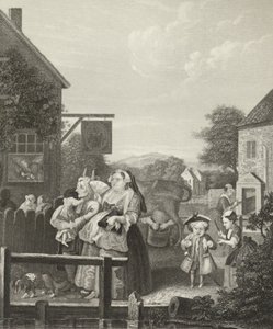 Abend - London von William (after) Hogarth