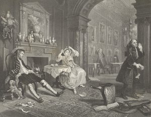 Die Modeheirat von William (after) Hogarth