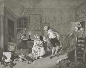 Die Modeheirat von William (after) Hogarth