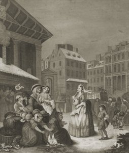 Morgen - Londoner Straßen von William (after) Hogarth