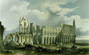 Whitby Abbey von Südwesten, aus 