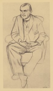 Porträt von Philip Wilson Steer von William (after) Rothenstein