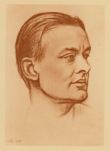 Porträt von T. S. Eliot von William (after) Rothenstein