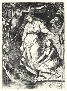 Die Jagd nach der Sirene (Gravur)
