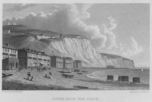 Dover, vom Strand (Stich)