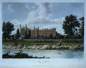 Eton College vom Fluss aus, aus 