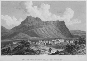 Salisbury Crags nahe Edinburgh