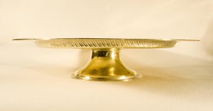 Charles II Salver auf Fuß