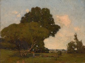 Die Bäume, früher Nachmittag, Frankreich von William A. Harper