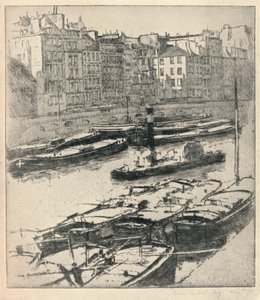 Quai des Grands Augustins, 1915 von William A Levy