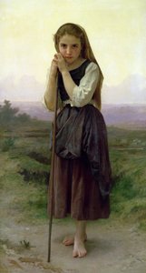 Eine kleine Schäferin, 1891 von William Adolphe Bouguereau