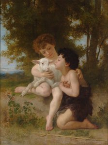 Kinder mit dem Lamm