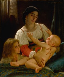 Das Erwachen (Reduktion) von William Adolphe Bouguereau
