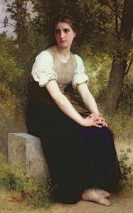 Das Lied der Nachtigall, ca. 1895 von William Adolphe Bouguereau