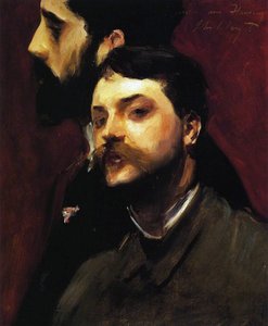 Die Maler François Flameng und Paul Helleu, ca. 1880 von William Adolphe Bouguereau