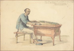 Ein chinesischer Bauer verkauft Betel