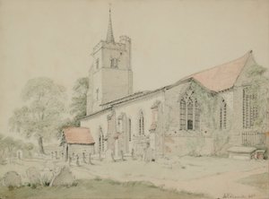 Aldenham Kirche, Hertfordshire von William Alexander