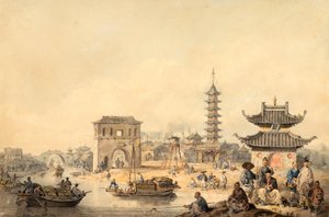 Die Vororte einer chinesischen Stadt von William Alexander