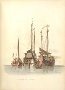 Drei Schiffe vor Anker