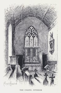 Der Kapelleninnenraum von William Alexander Ansted
