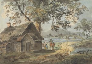 Mann zu Pferd und andere Figuren von William Anderson