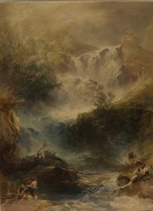 Torke-Wasserfall, Killarney, ca. 1860
