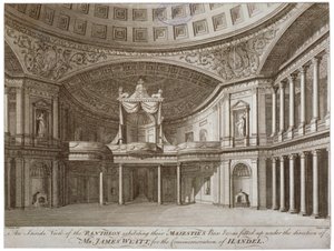 Innenansicht des Pantheon, Oxford Street, Westminster, London, 1784