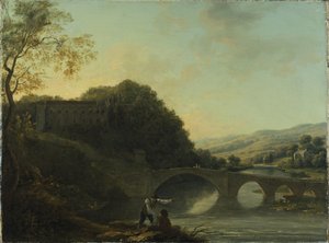 Lismore Castle von Osten von William Ashford