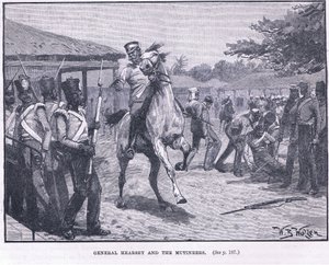 General Hearsay und die Meuterer 1857 n. Chr. von William Barnes Wollen