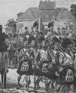 Pictons Division auf dem Weg zur Front von William Barnes Wollen