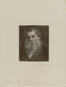 Porträt von George Fuller von William Baxter Closson