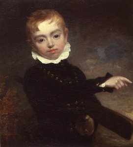 Junge mit einem Kricket-Schläger von William Beechey