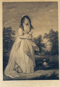Ihre gnädigste Majestät Königin Charlotte, graviert von Thomas Ryder und Thomas Ryder Jnr., 1804