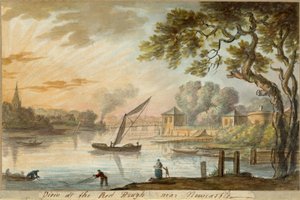 Ansicht des Red Heugh bei Newcastle von William Beilby