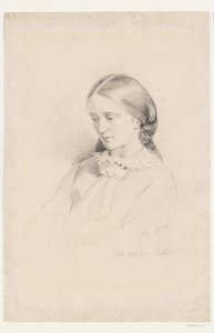 Josephine Butler, frühe feministische Aktivistin, 1856 von William Bell Scott