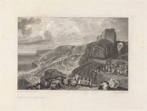Bogen- und Pfeilschloss, Isle of Portland von William Bernard Cooke