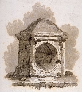 Der London Stone, Cannon Street, City of London, 1806 von William Bernard Cooke