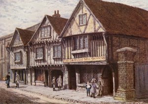 Alte Häuser in der West Street, Faversham von William Biscombe Gardner